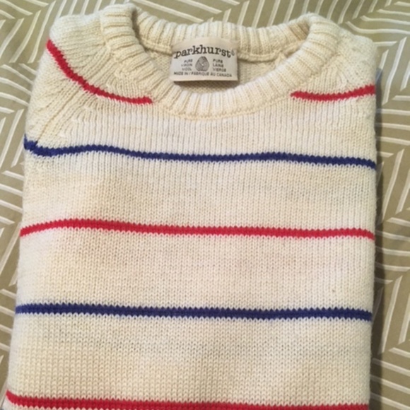 NWOT Vintage (dead stock) Parkhurst Wool Après Ski Sweater. Unisex. Size Medium. - Picture 1 of 6